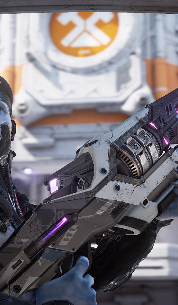 Солдат с оружием в игре Unreal Engine 4