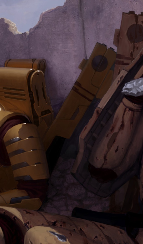 Солдаты империи на отдыхе в игре Warhammer 40000