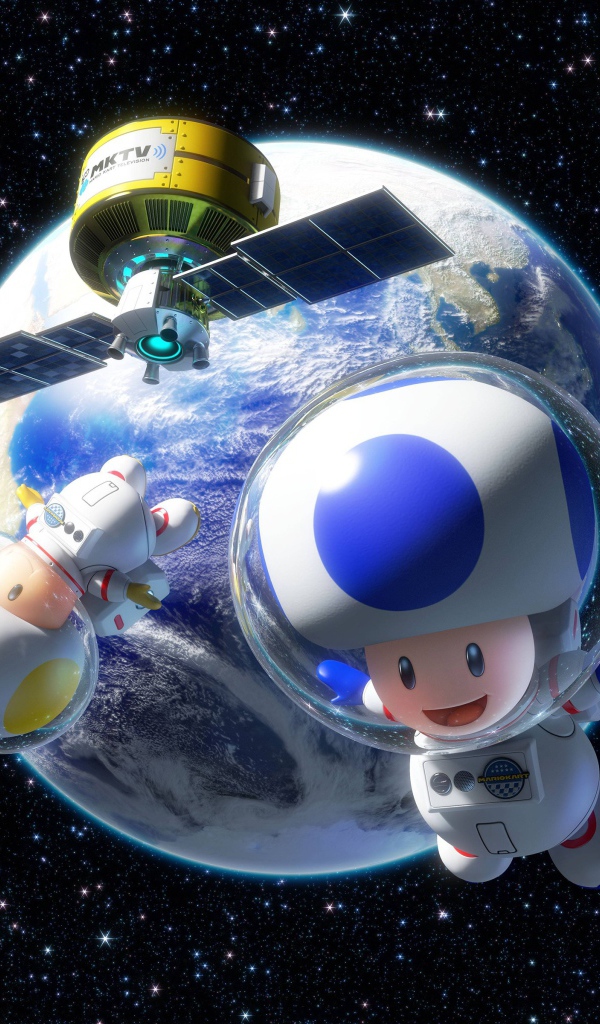 Космос в игре Mario Kart 8