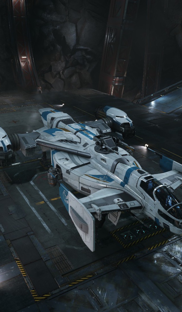 Космолет в ангаре, игра Гражданин галактики