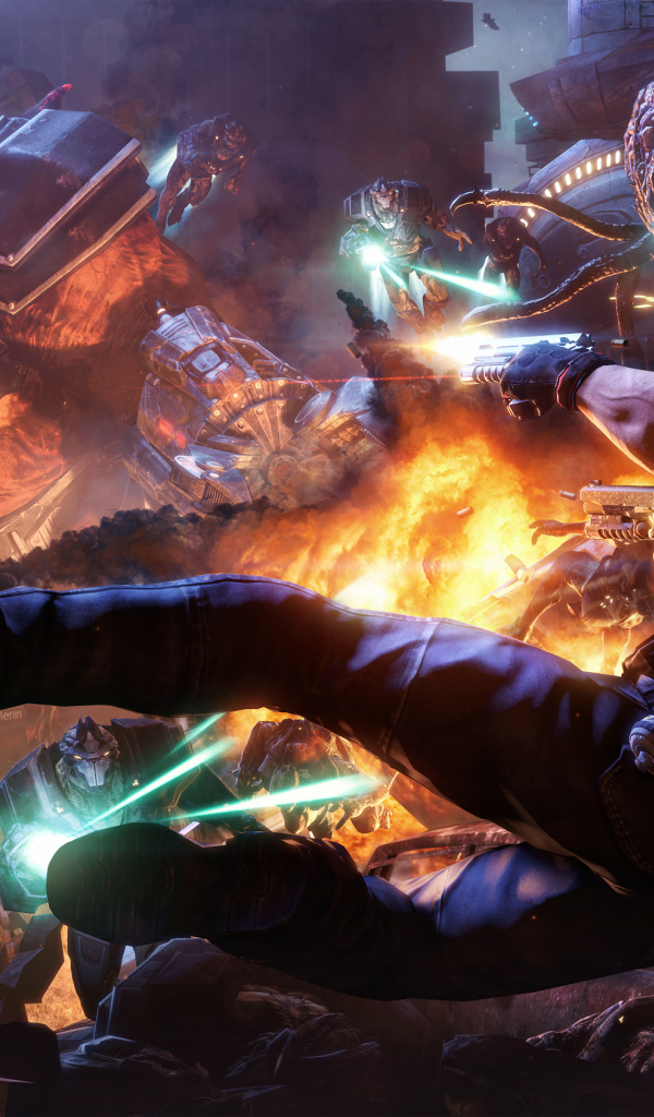 Сражение в игре Duke Nukem