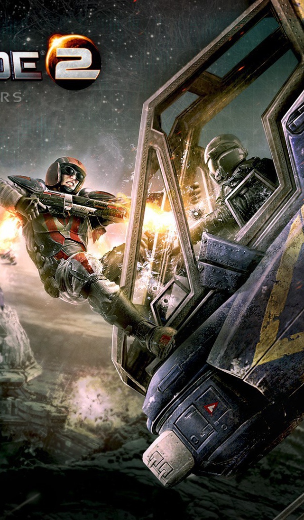 Сражение в игре Planetside 2