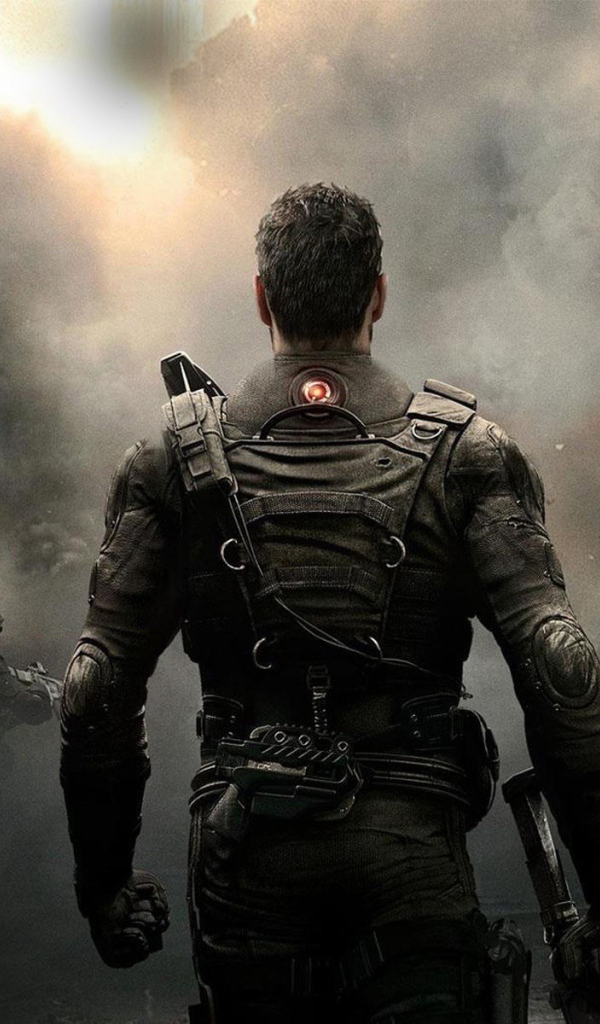 Персонаж игры Rainbow 6 Patriots смотрит на дым