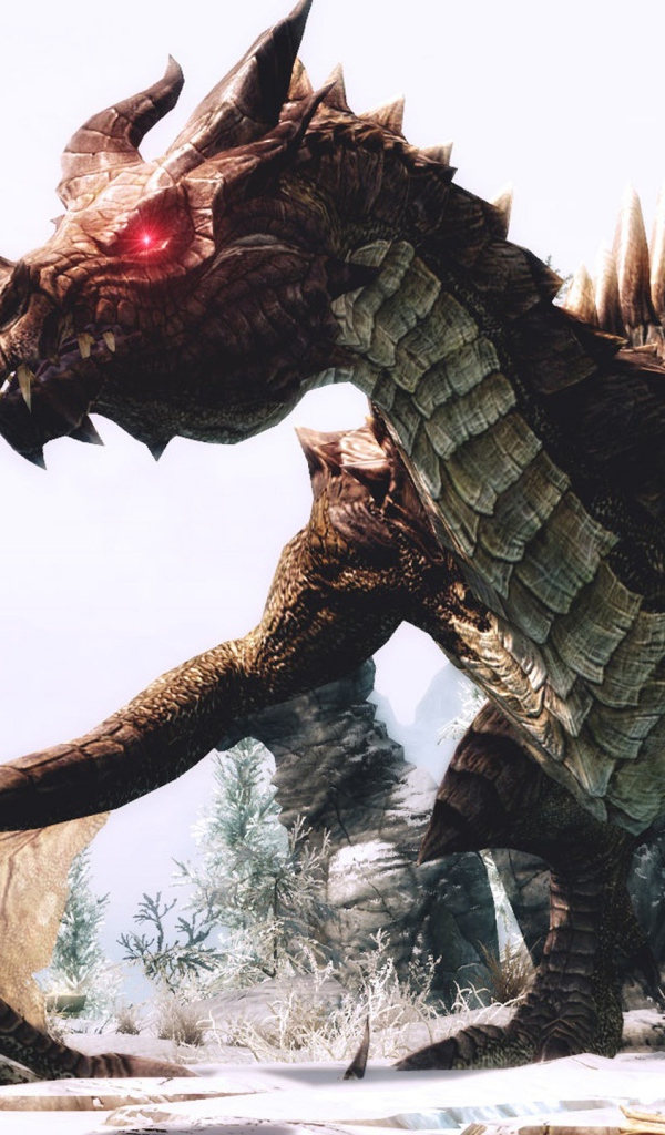 Дракон в игре The Elder Scrolls V Skyrim