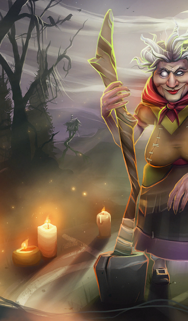 Престарелая ведьма в игре Dota 2