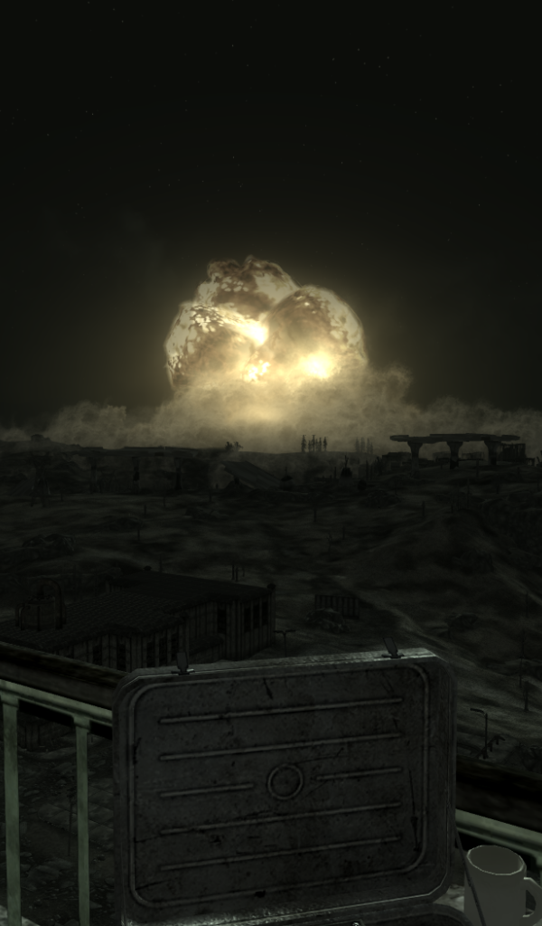 Взрыв в игре Fallout 3