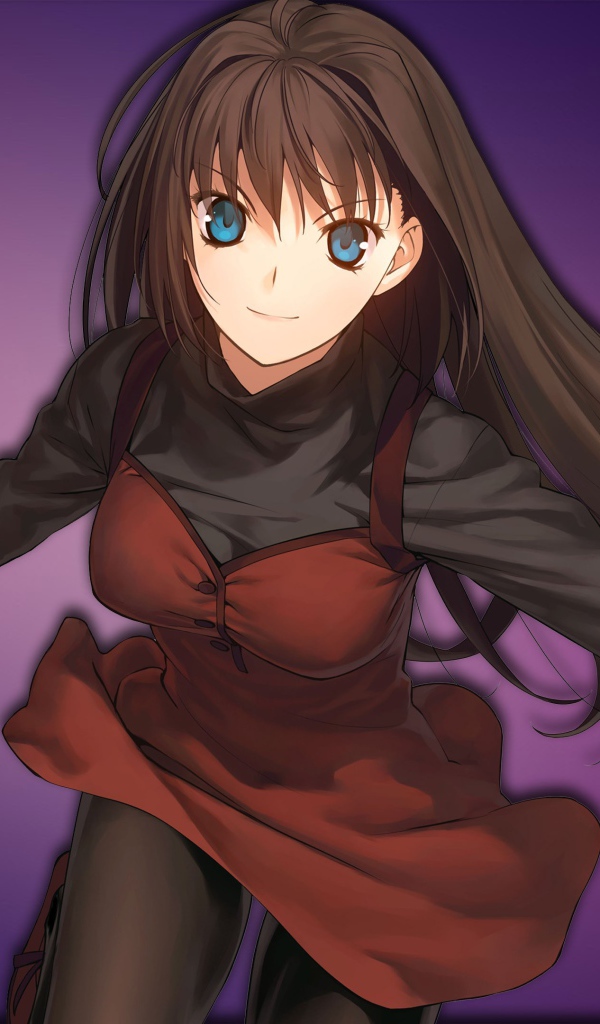 Девушка из игры компании Type Moon