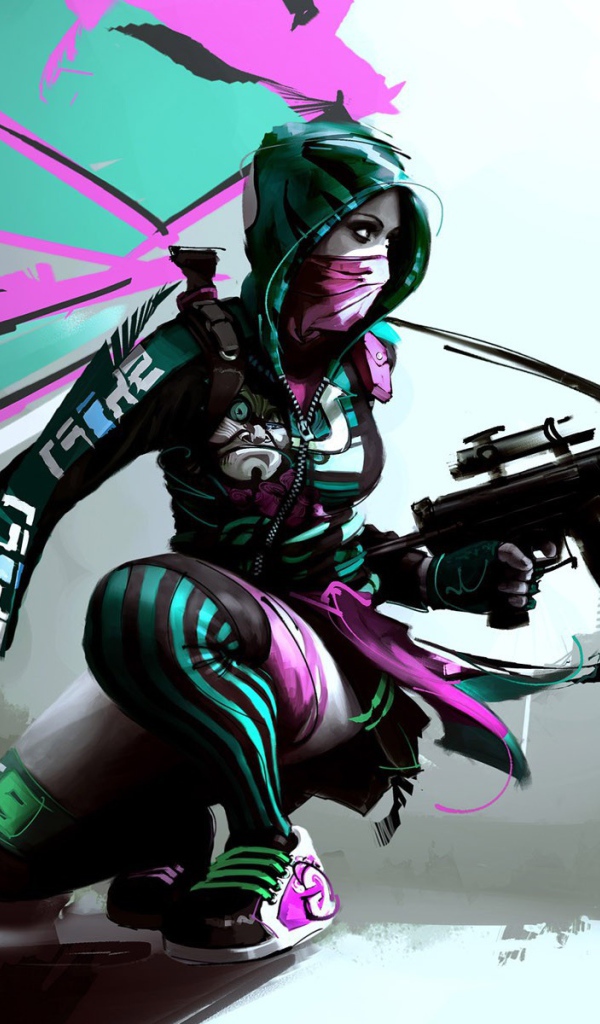 Девушка из онлайн игры All Points Bulletin