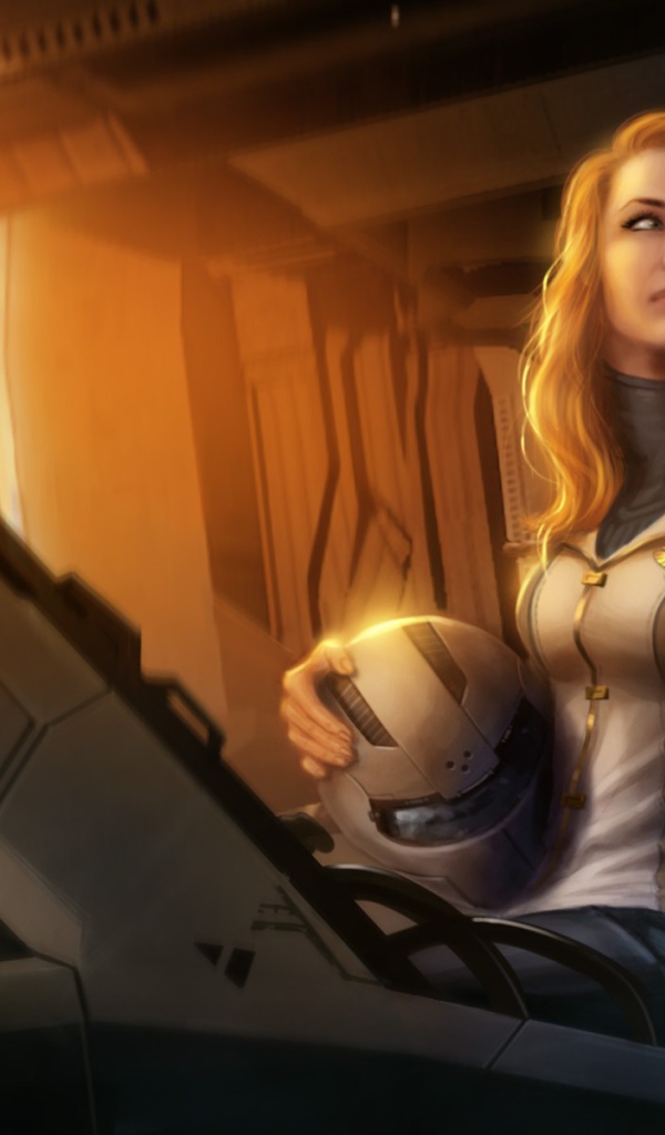 Девушка в игре Star conflict