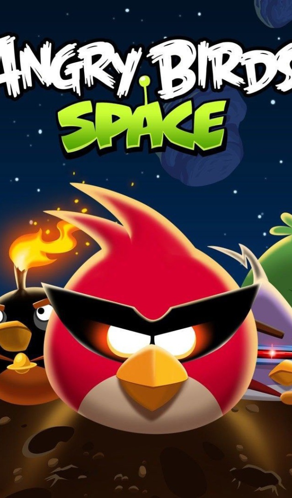 Популярная игра Angry Birds Space