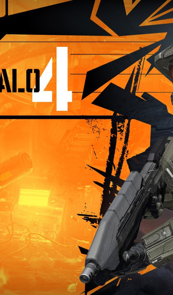 Постер игры Halo 4, Мастер Чиф