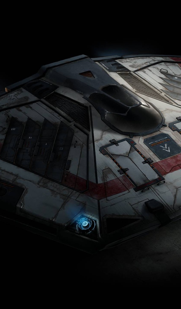 Корабль из космического симулятора Elite Dangerous