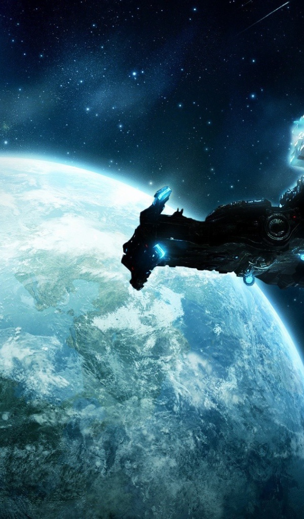 Космический корабль похож на дракона