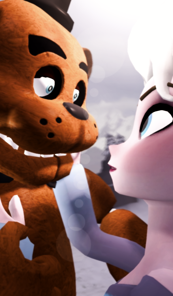 Два героя игры Five Nights at Freddy's