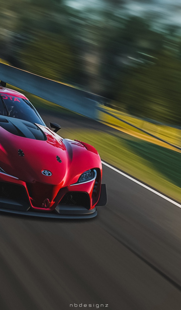 Тойота на треке в игре Gran Turismo 6