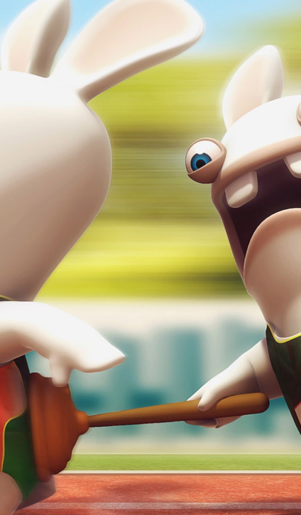 Беговая дорожка, игра Rayman Raving Rabbids