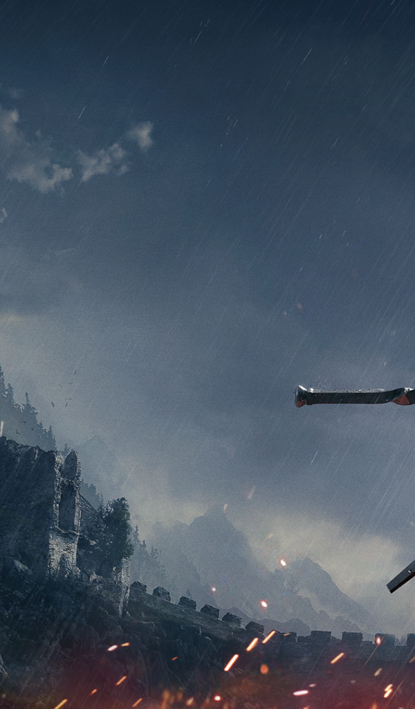 Два меча, игра The Witcher 3