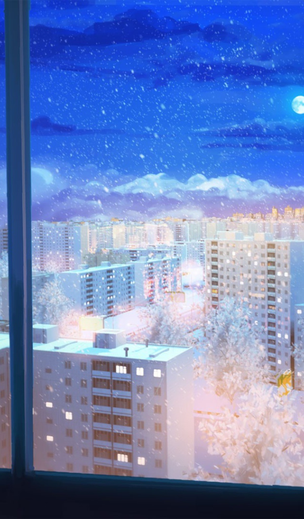 Вид на город в игре Бесконечное лето