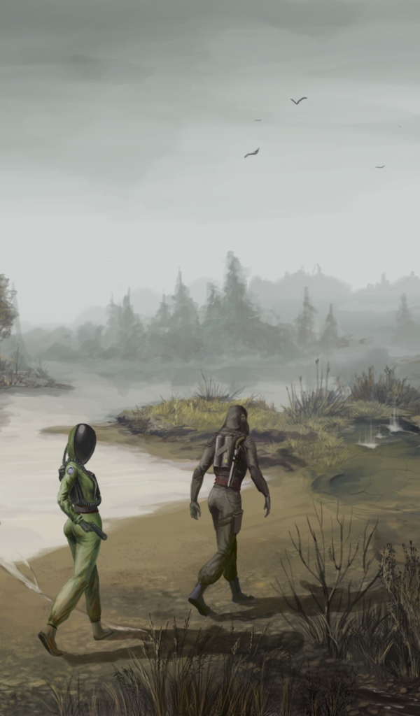 Прогулка по заброшенной местности, игра S.T.A.L.K.E.R