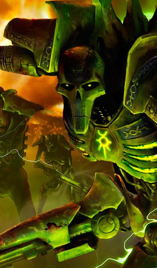 Воины некроны из игры Warhammer 40K