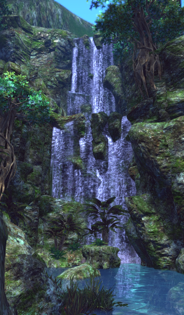 Водопад в игре Tera