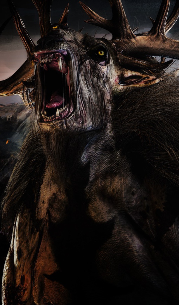 Дикий олень в игре The Witcher 3 Wild Hunt