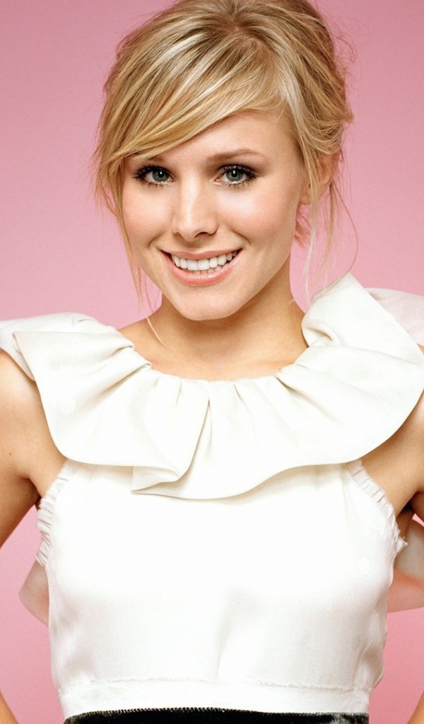 Девушка блондинка Кристен Белл