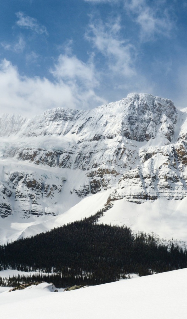 Альпинистка в горах