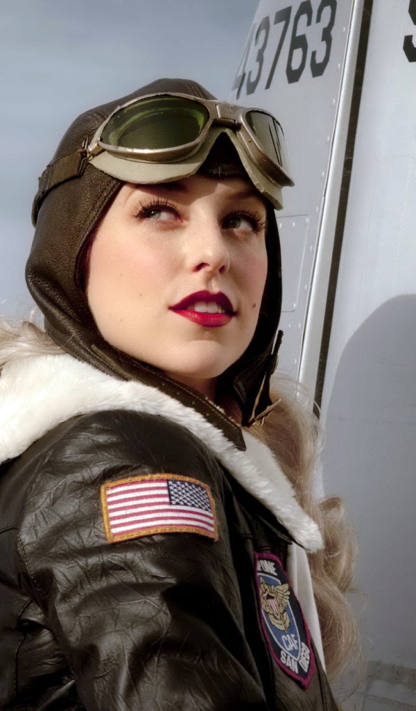 Девушка пилот ВВС США