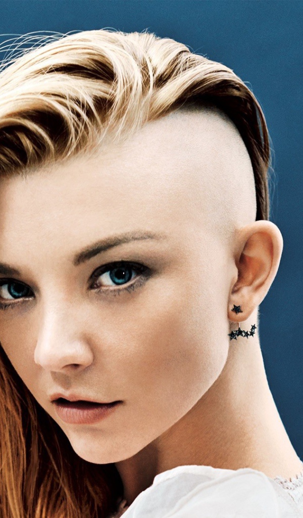 Натали Дормер с модной прической