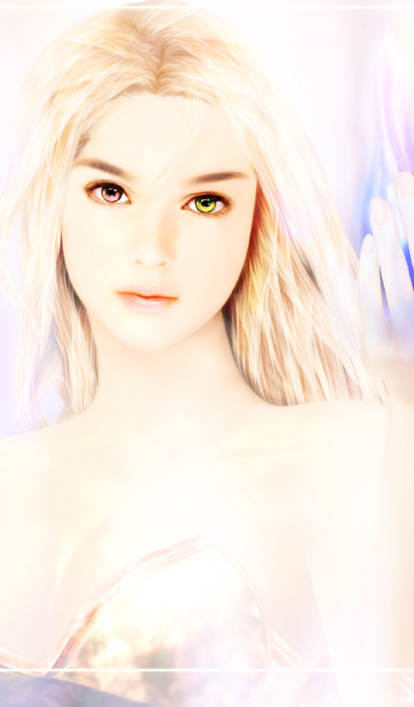 Портрет воздушной девушки