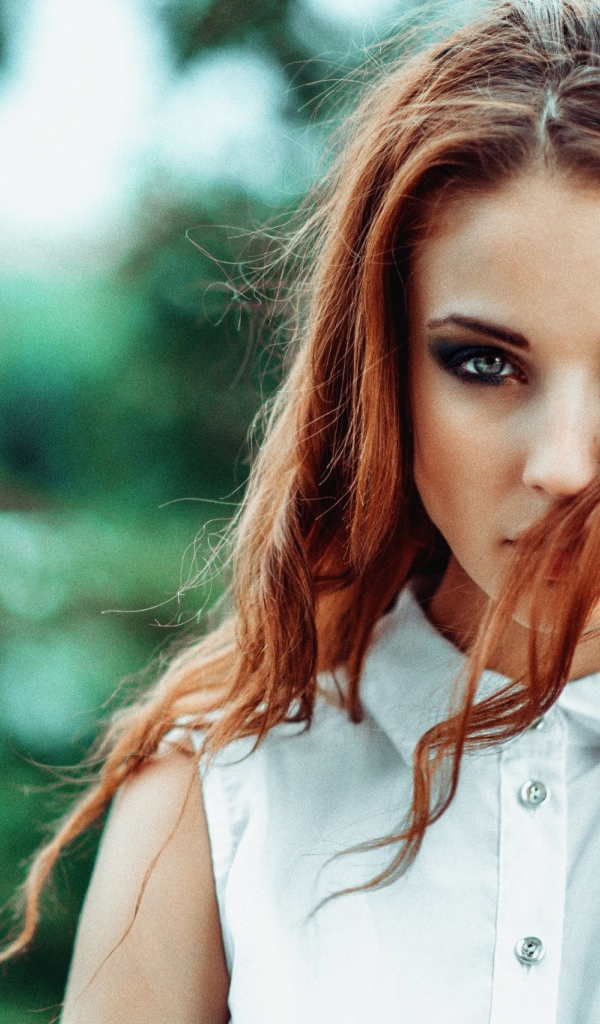 Рыжая модель Алла Бергер