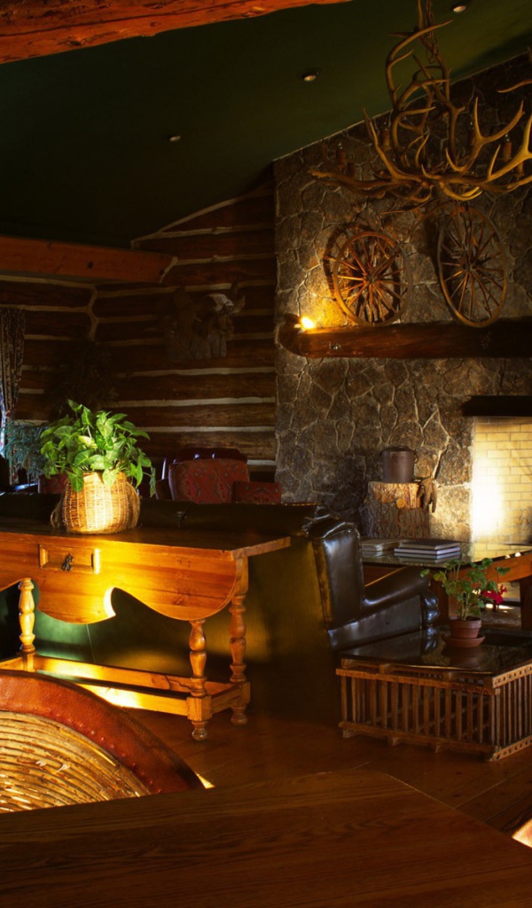Дизайн интерьера охотничьего домика