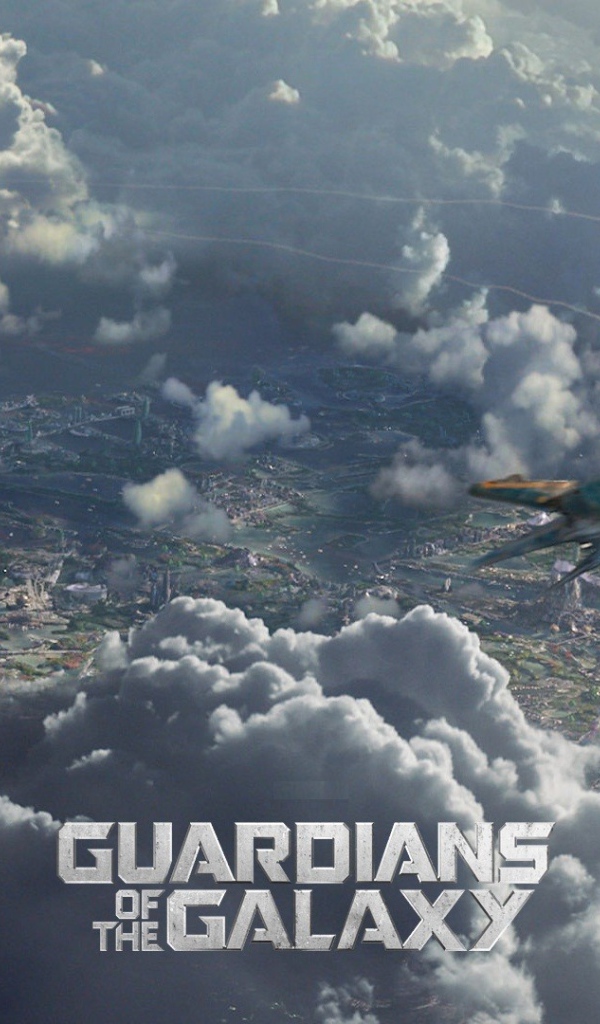 Самолет над облаками в фильме Стражи Галактики