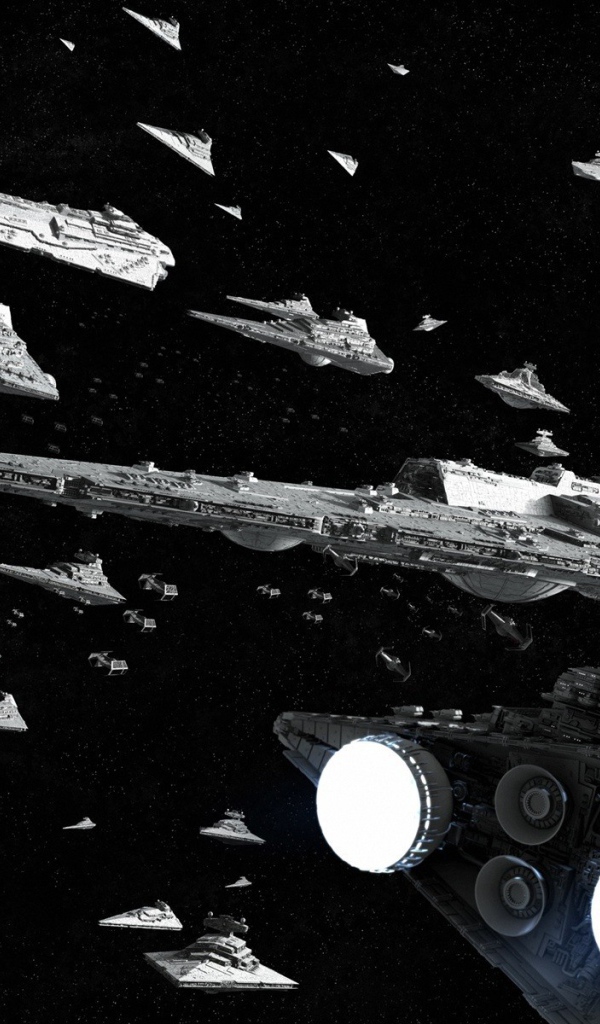 Армада космических кораблей готова к атаке, фильм Звездные войны
