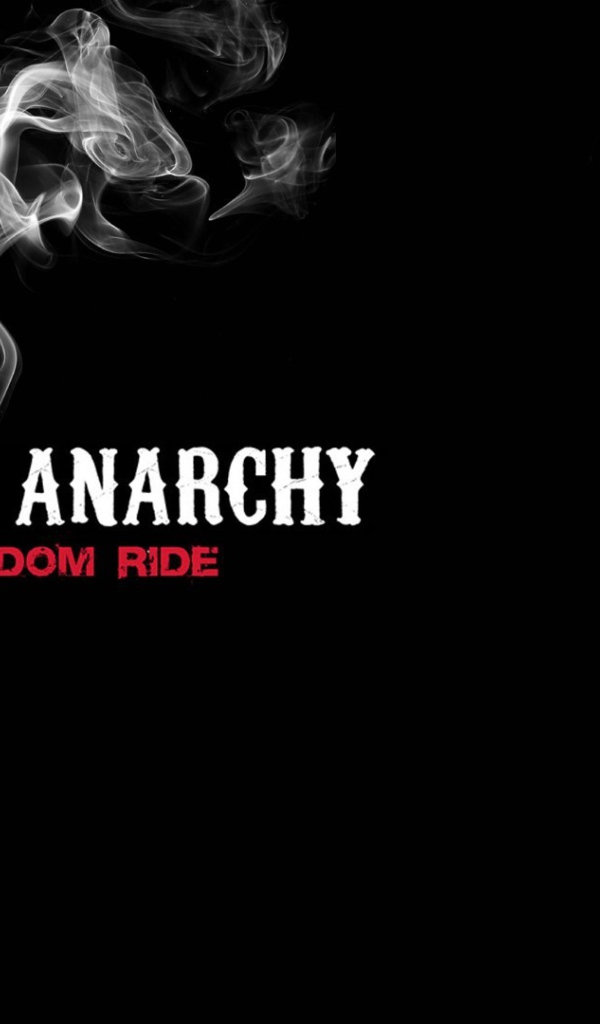 Черный фон постера сериала Сыны анархии