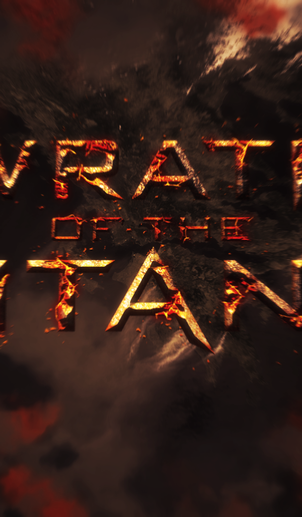 Огненный постер фильма Битва титанов