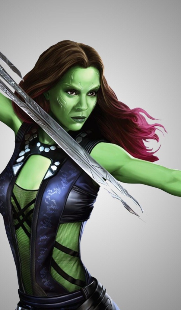 Девушка с зеленой кожей, фильм Стражи Галактики