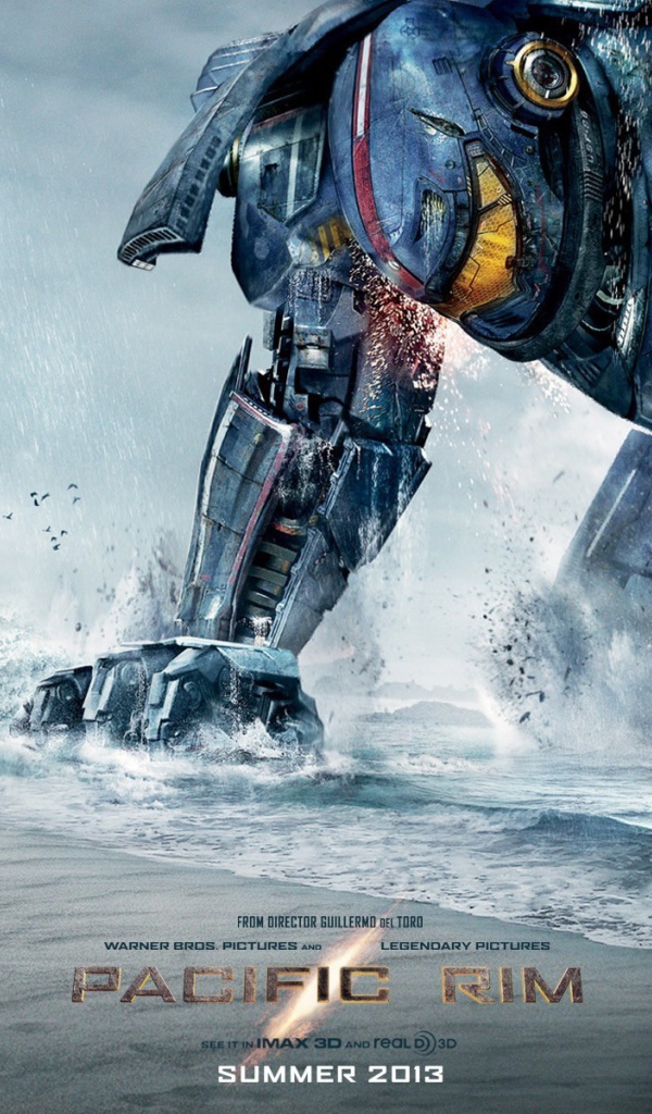 Робот у берега из фильма Тихоокеанский рубеж