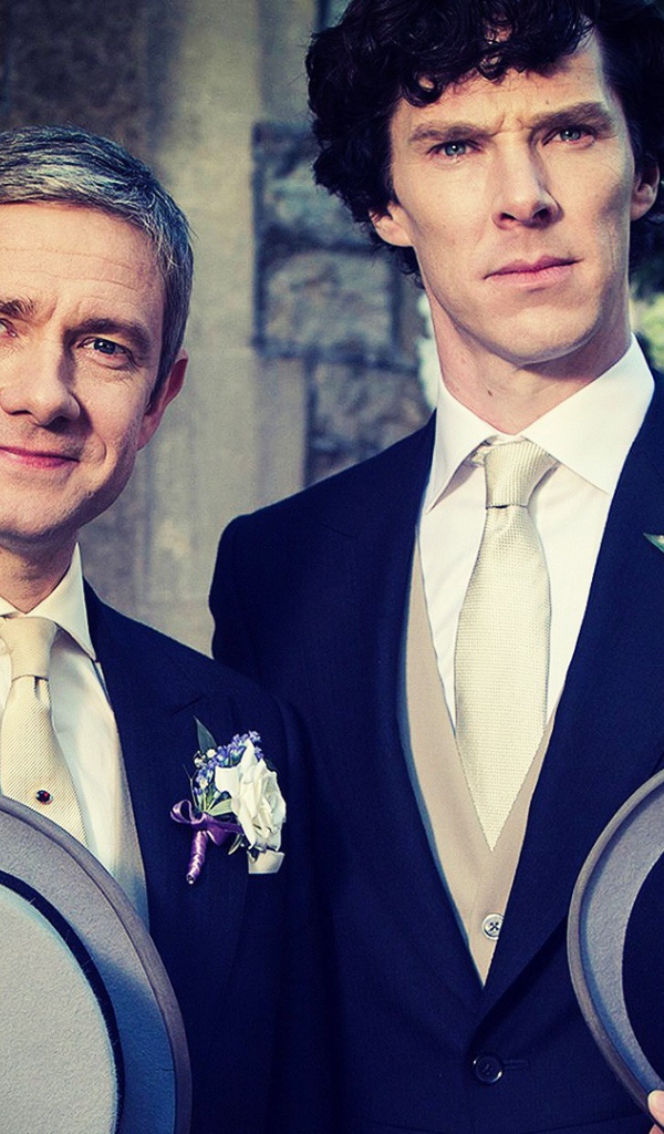 Шерлок и Ватсон на свадьбе