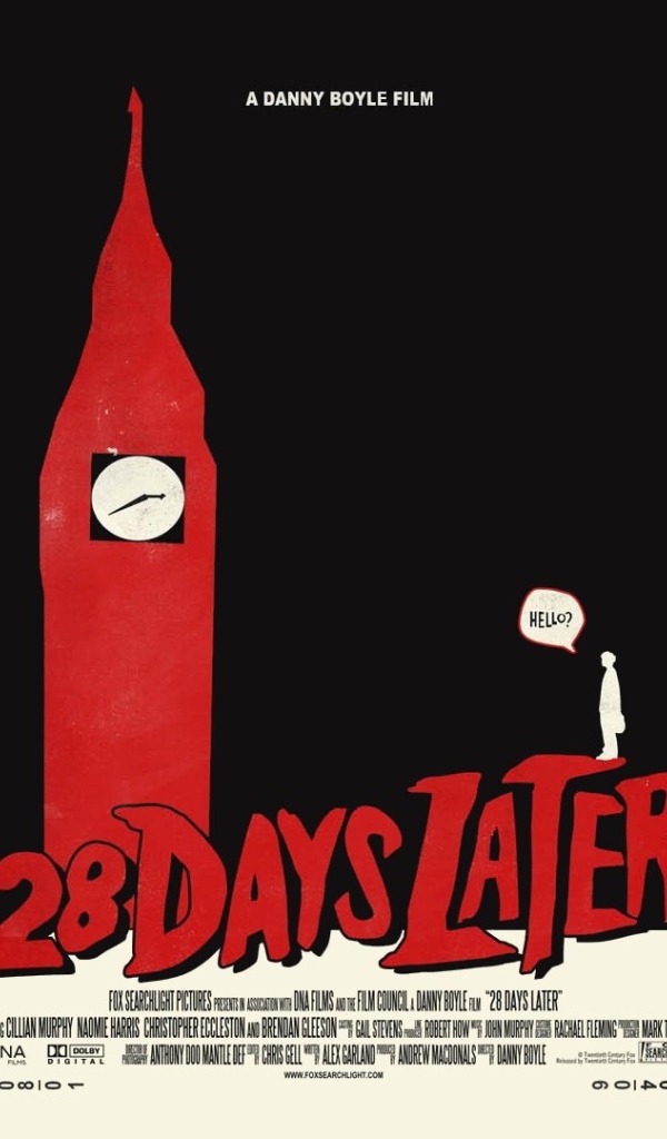 Постер фильма 28 дней спустя
