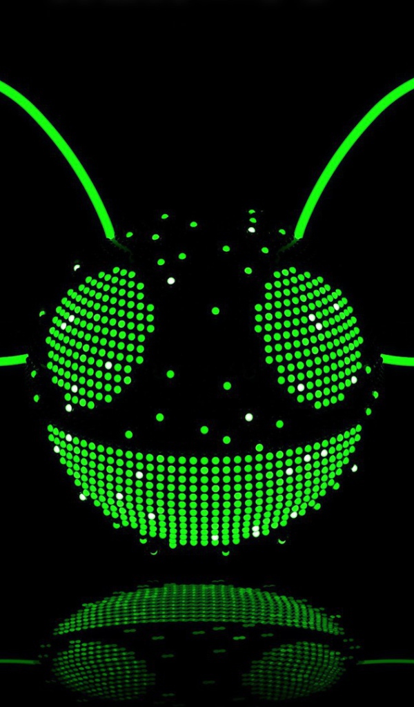 Зеленый диджей deadmau5