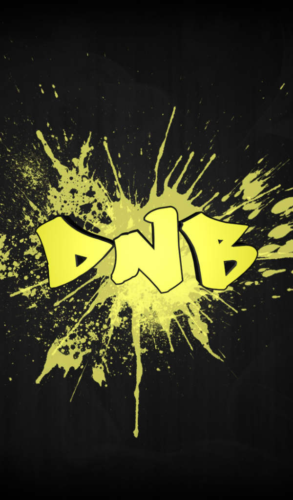 Музыкальный стиль Даб-степ, желтая надпись