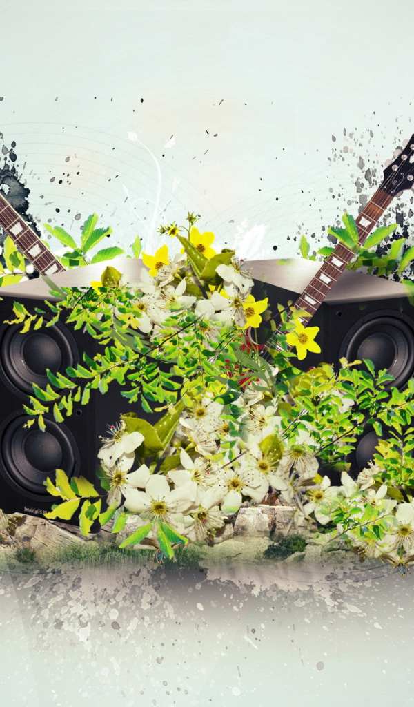 Музыкальная тема с гитарами