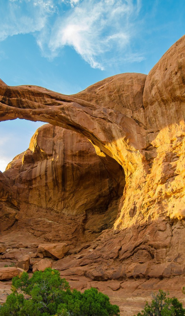 Арки из скал в штате Юта