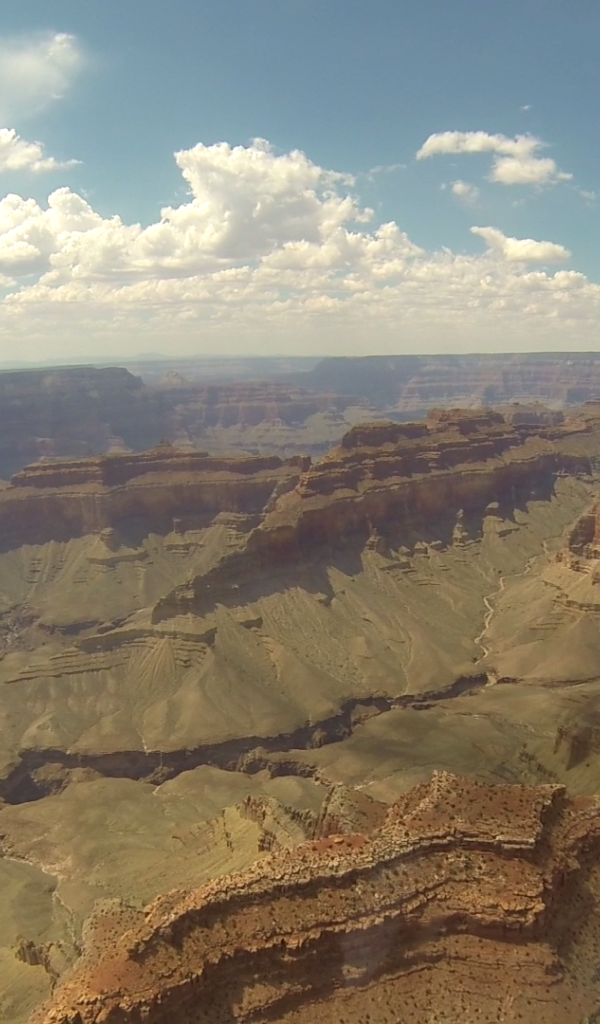 Полет над каньонами в Аризоне