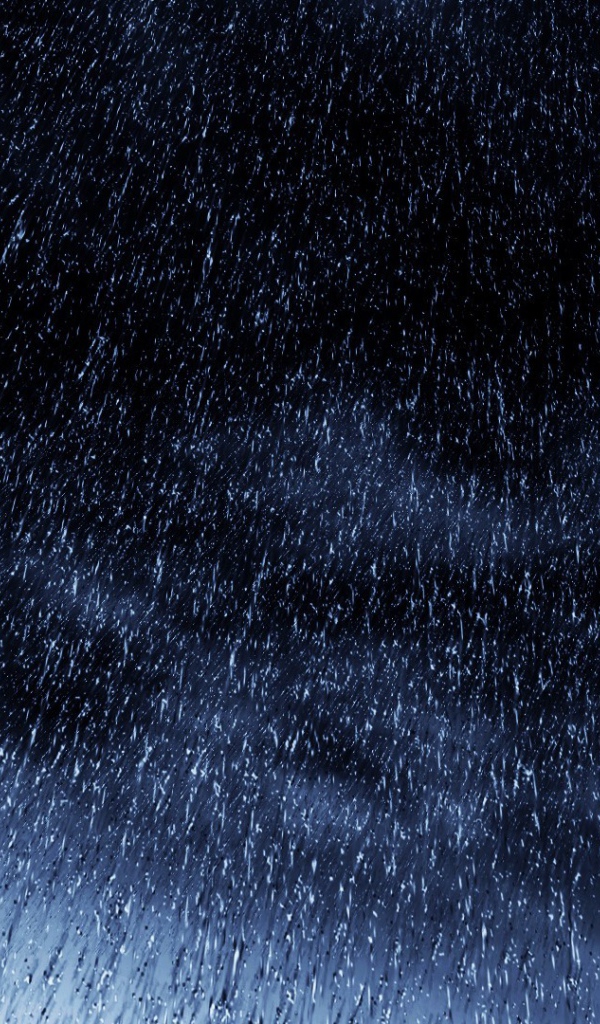 Густой ночной дождь
