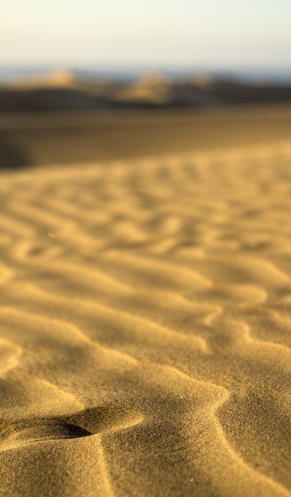 Волны песка на пляже