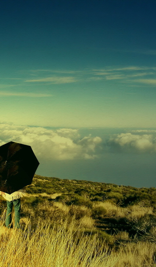 Человек выше облаков