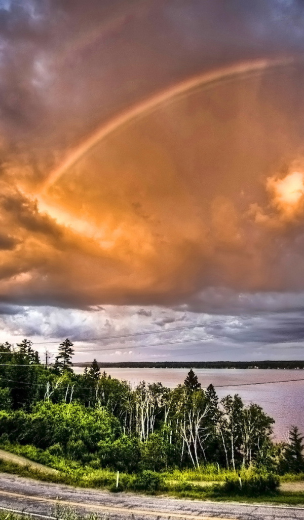 Радуга в облаках